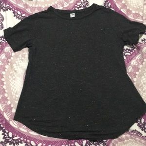 Old Navy knit tee with Metallic Threading